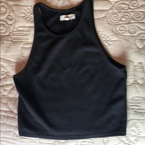 Sleeveless Black Cropped Tank from Madewell